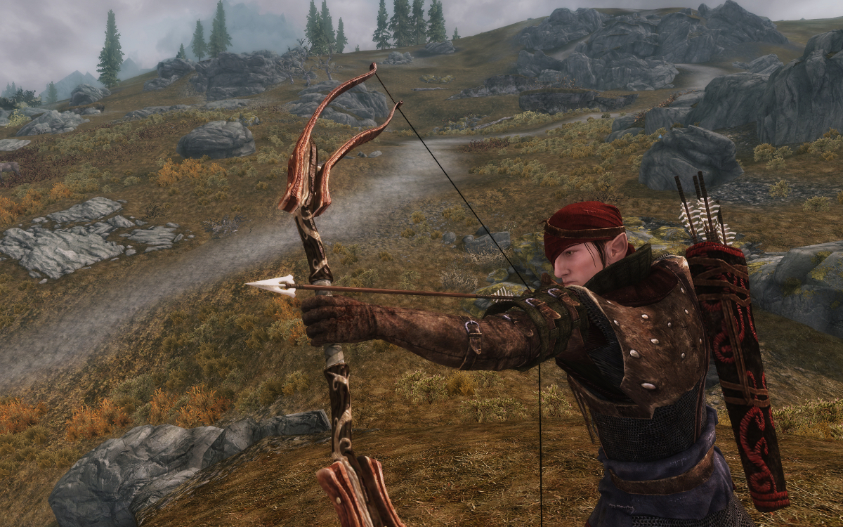 skyrim special edition archery mods